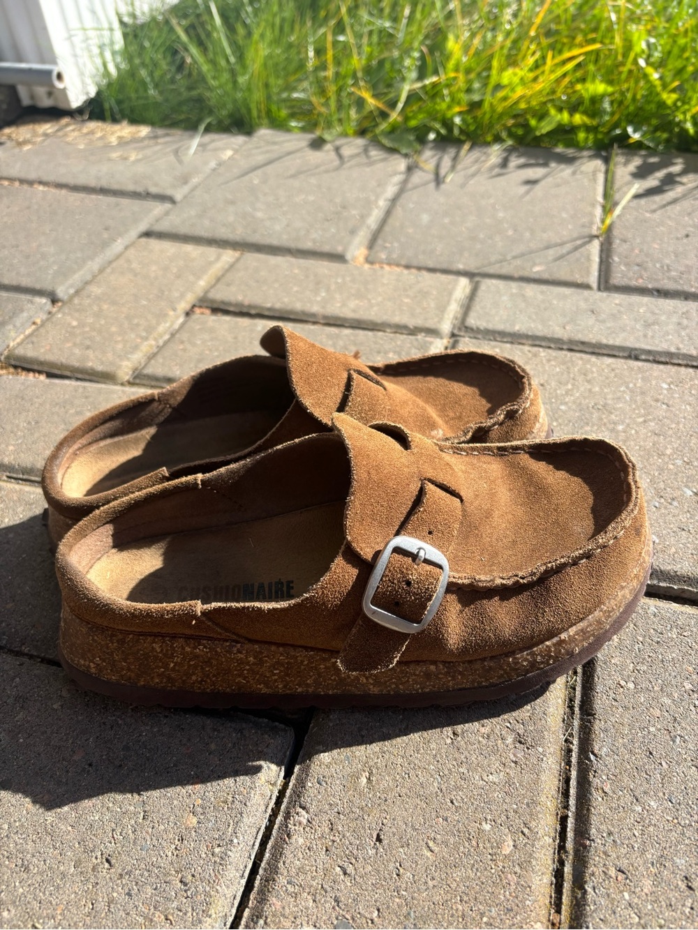 Women’s Tan-colored Suede Slip-On Loafers Womens 7